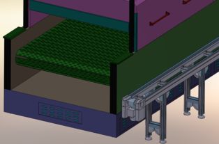 機械模組轉移方案 隧道爐至傳送帶的高效對接設計